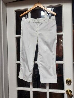 Talbot's White Capri's; Size 10 Petite